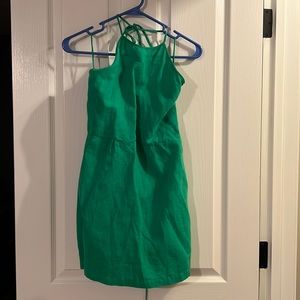 Zara size large/green summer dress